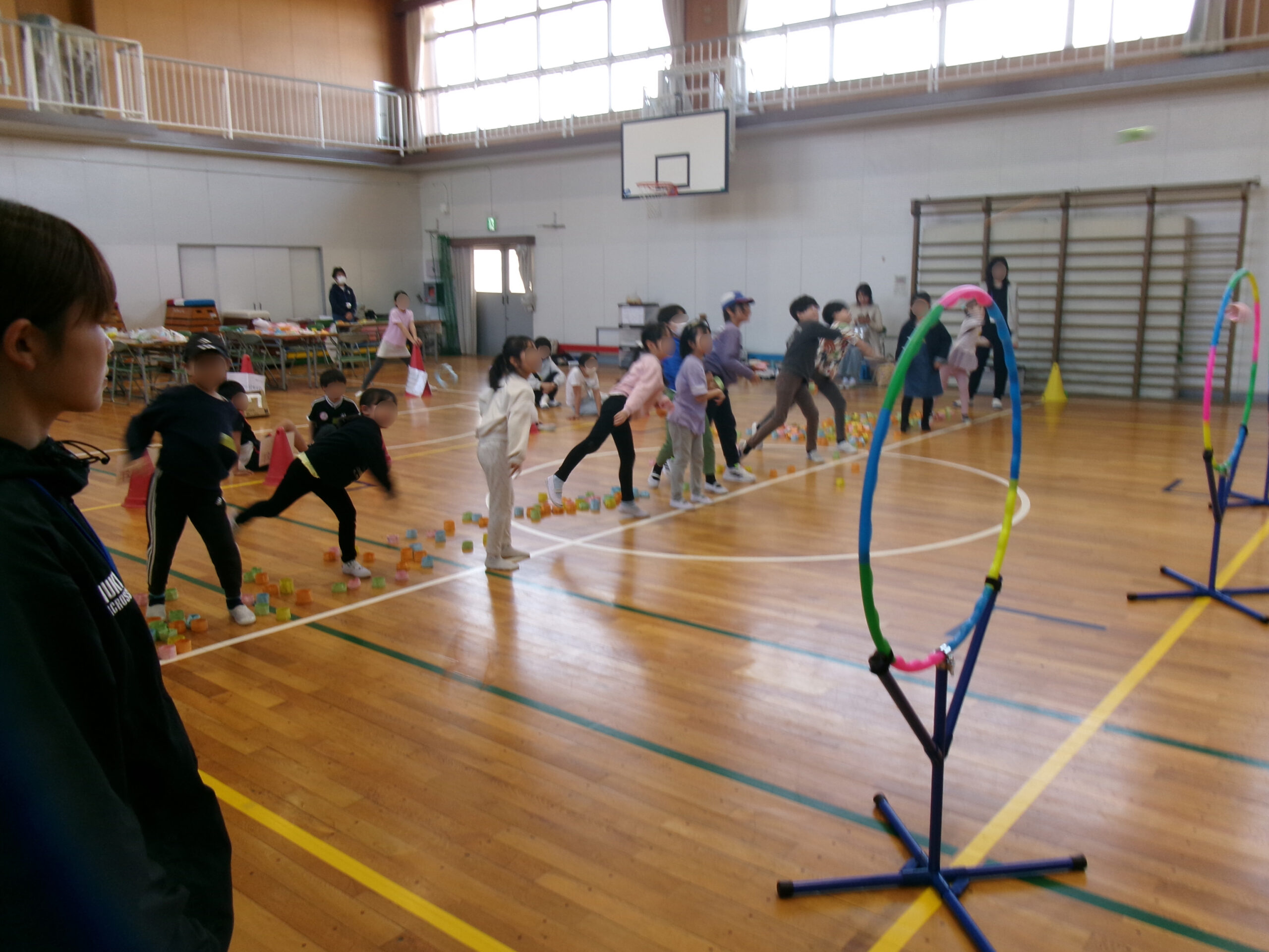 作って遊ぼう！投運動実践を行いました